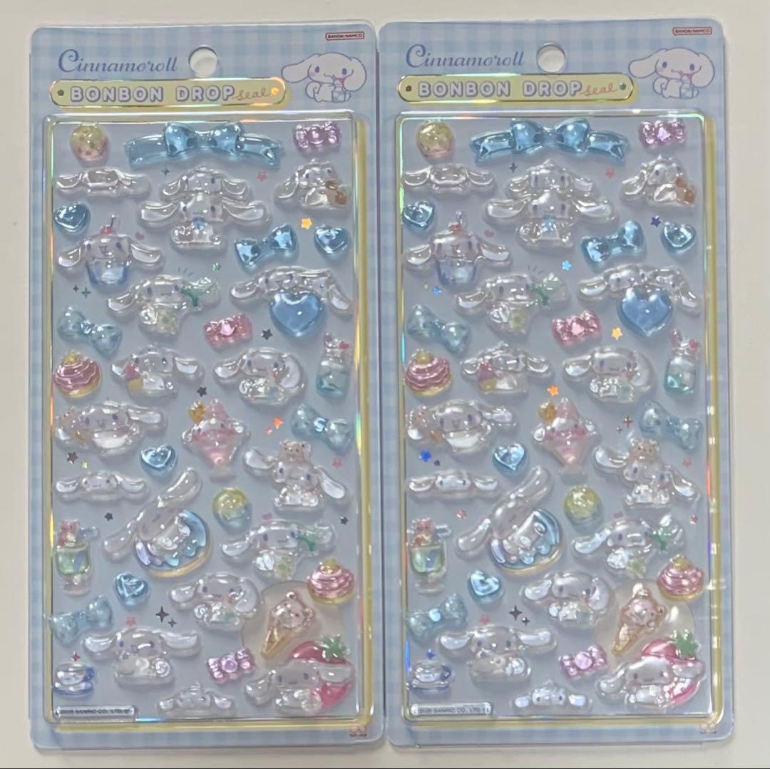 【正規品】　ボンボンドロップシール　サンリオ　第２弾　８点　シナモンロール２点