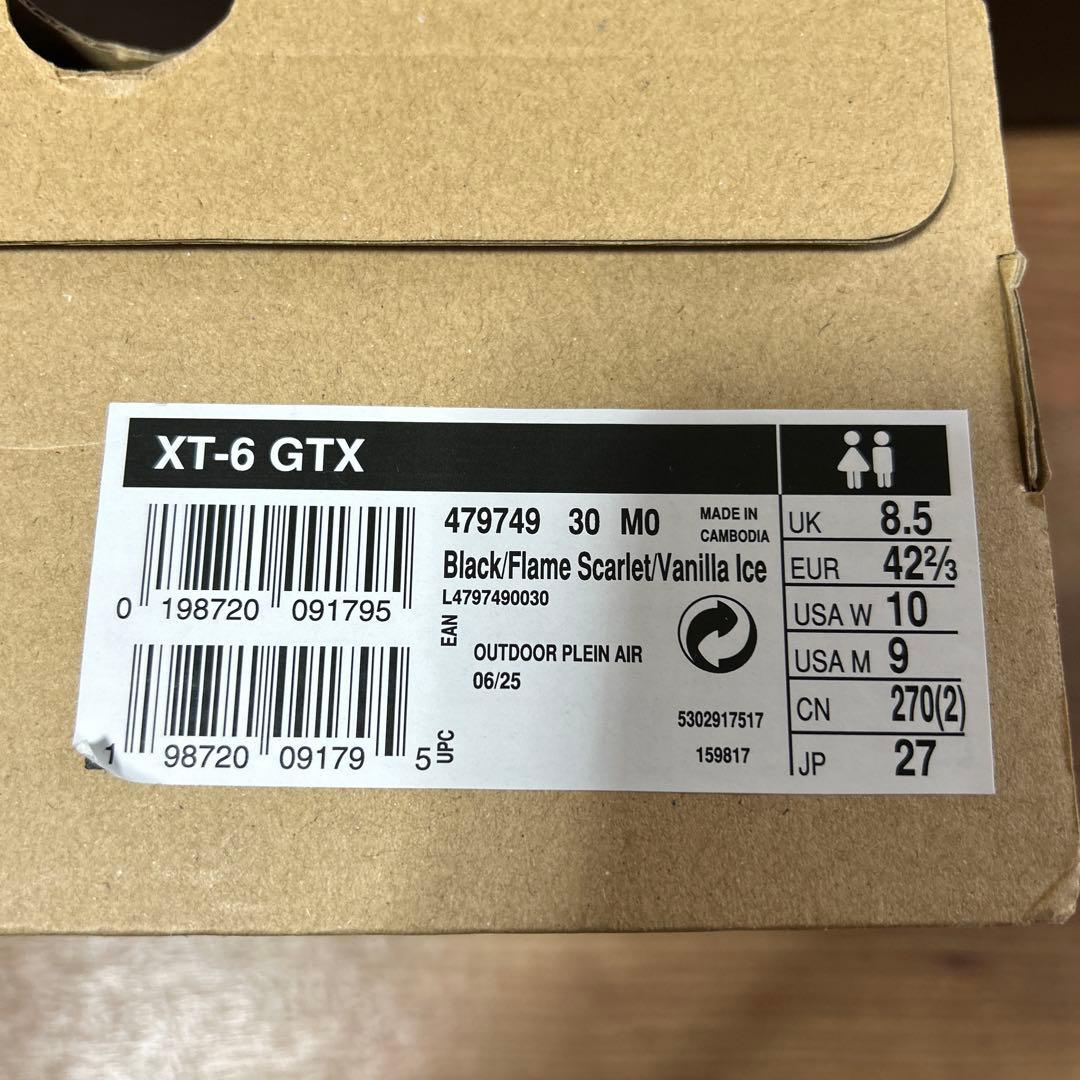 【15日まで限定価格】Salomon XT-6 GTX