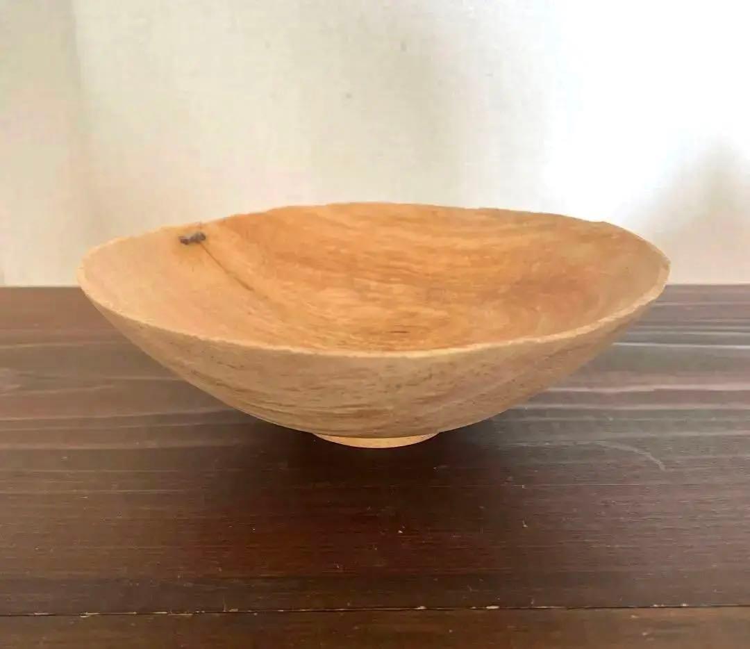 素敵な木製器　【藤本健 / 約 Φ170× H55mm】