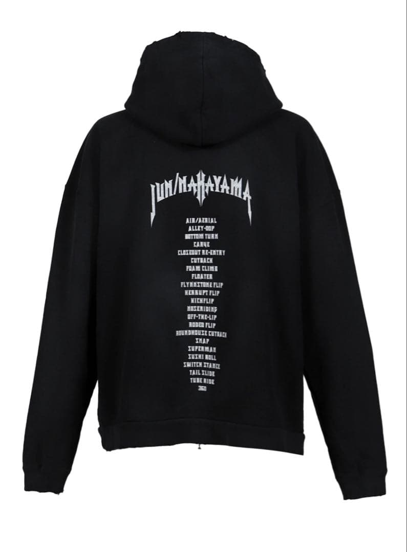 Jun/nakayamaジップパーカー