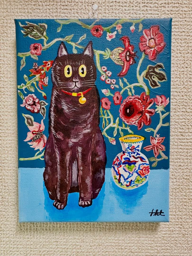 青い部屋のクロネコ