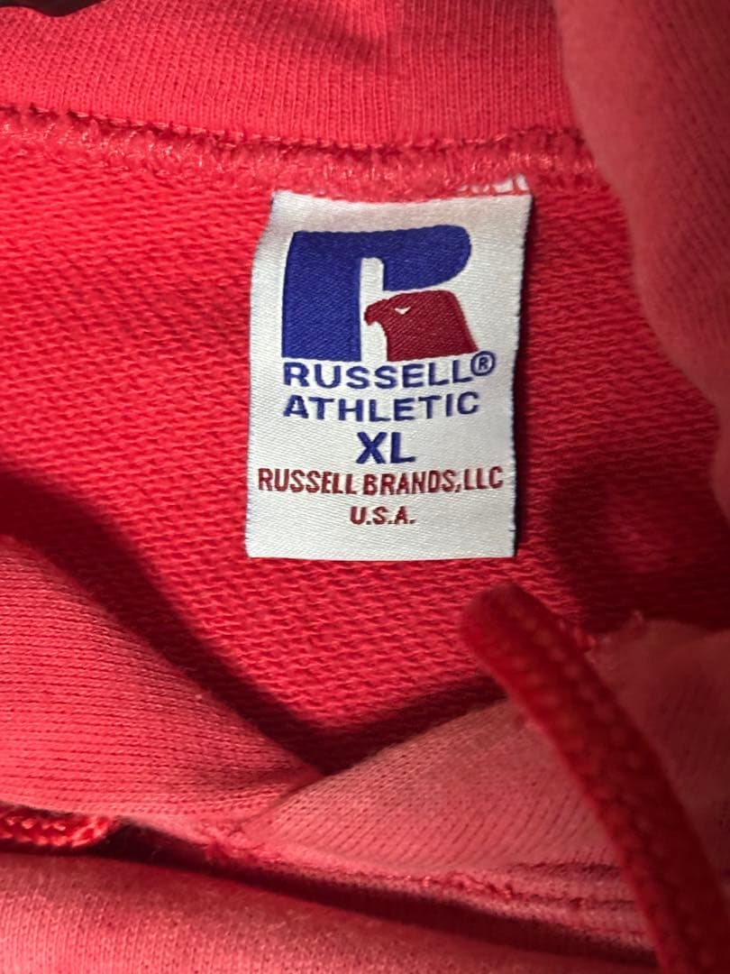 鬼フェード Russell Athletic 無地 パーカー XL