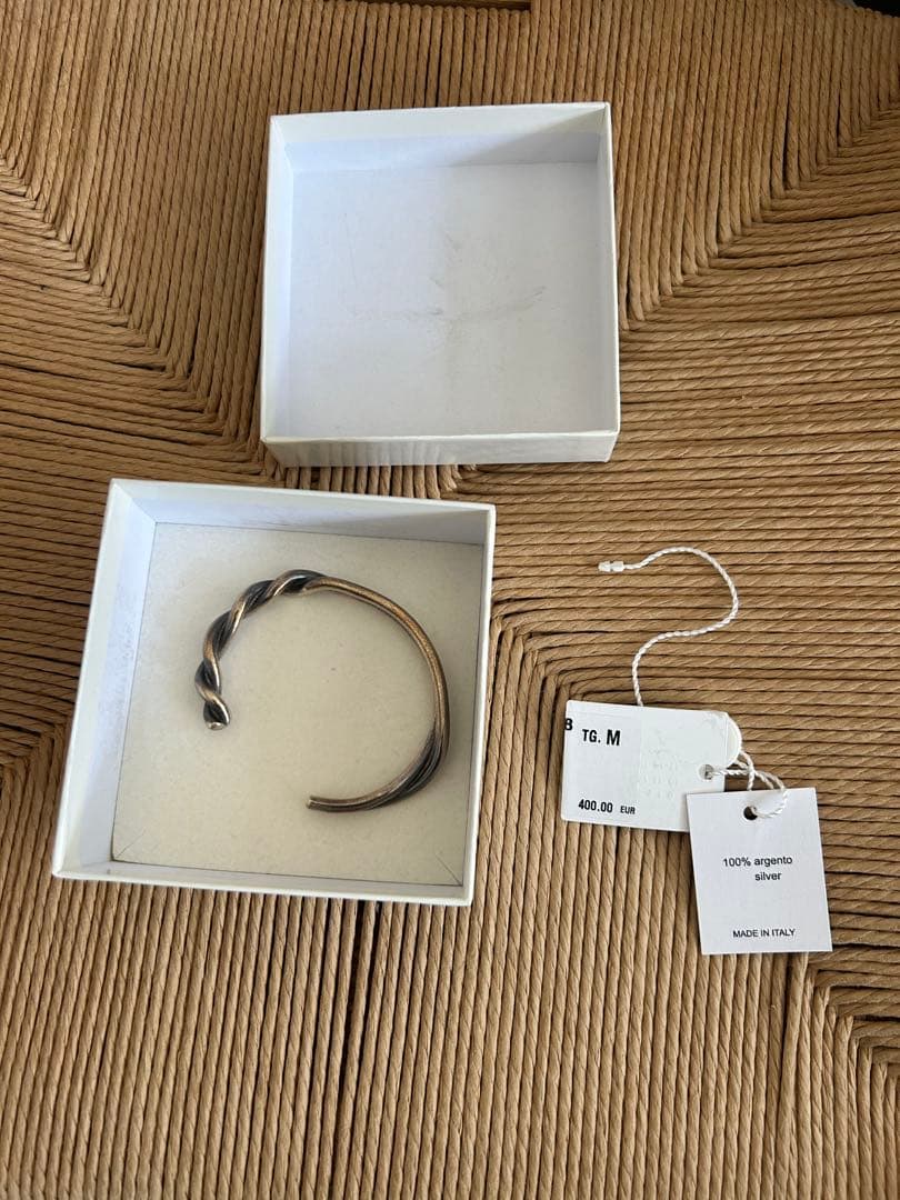 Masion Martin Margiela 100%シルバー ブレスレット