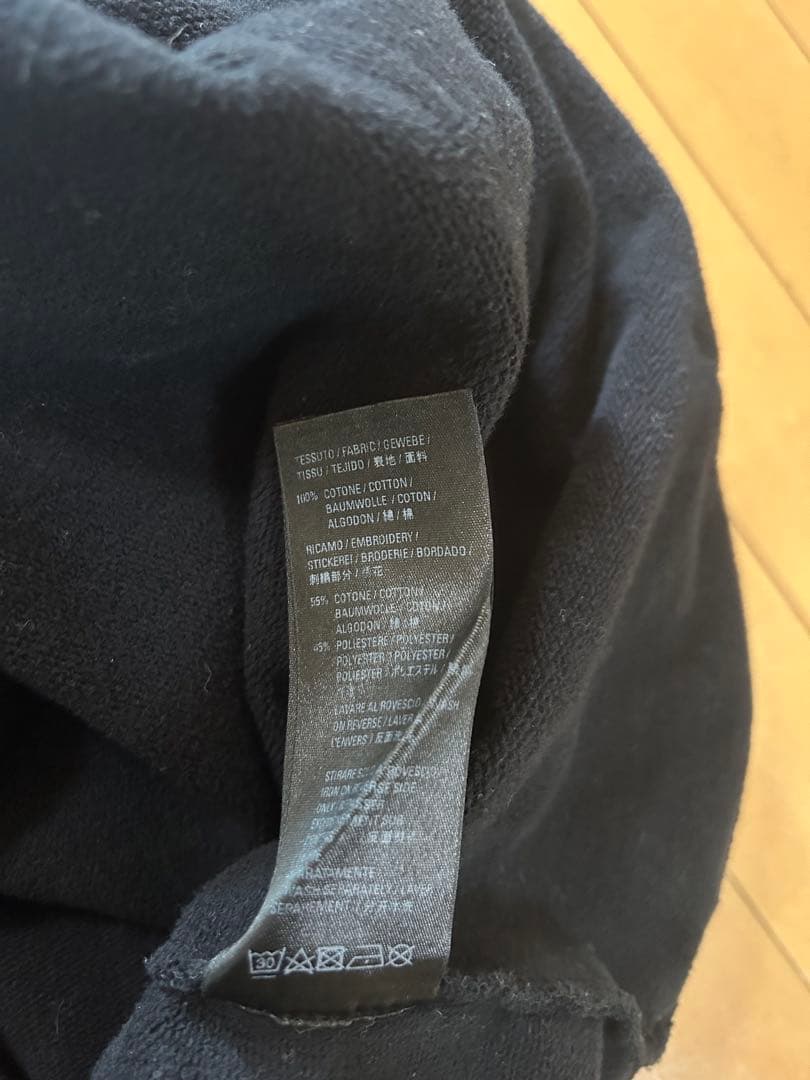PARIS BALENCIAGA フード付きパーカー 黒
