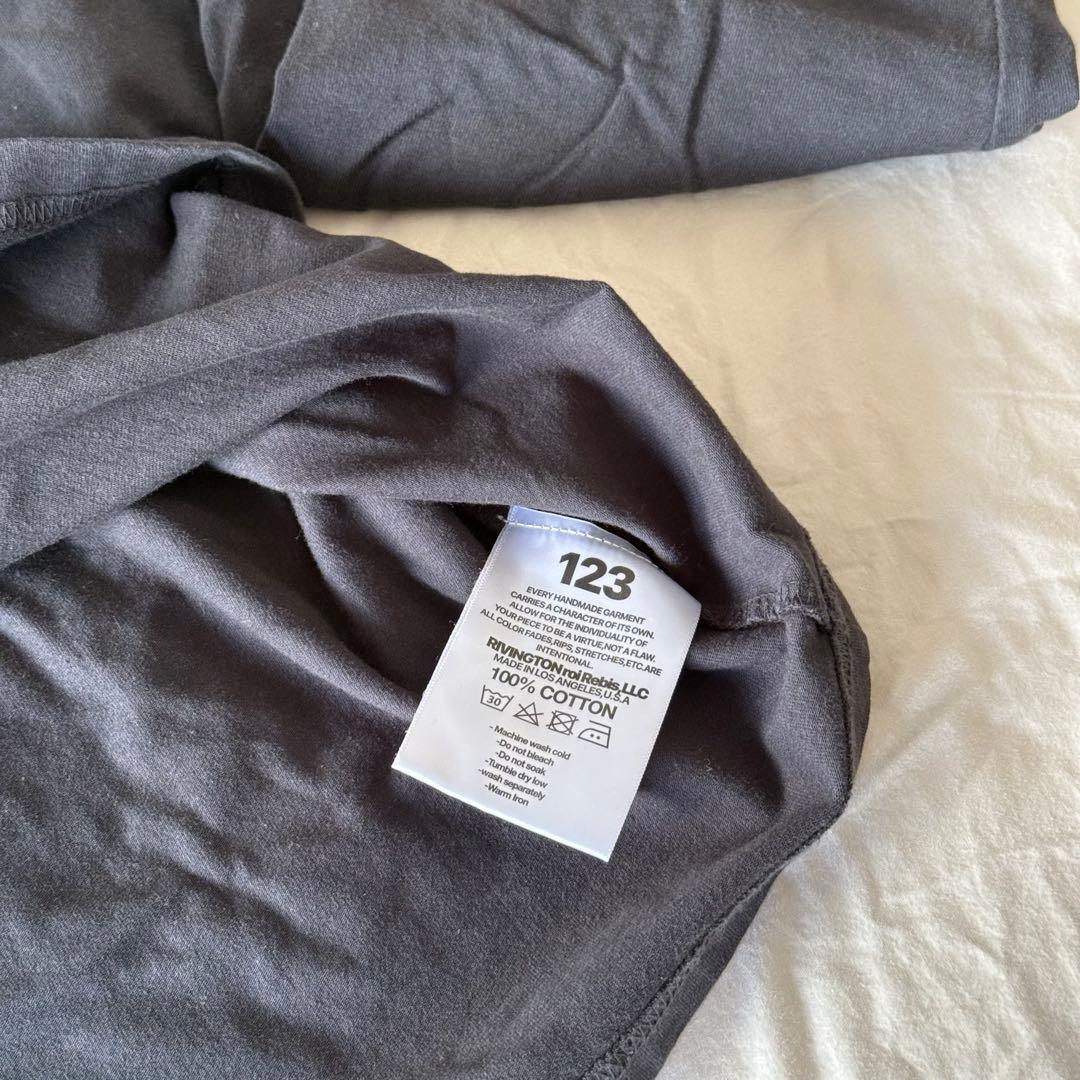 RRR123 RIVINGTON roi Rebis ロンT 黒色