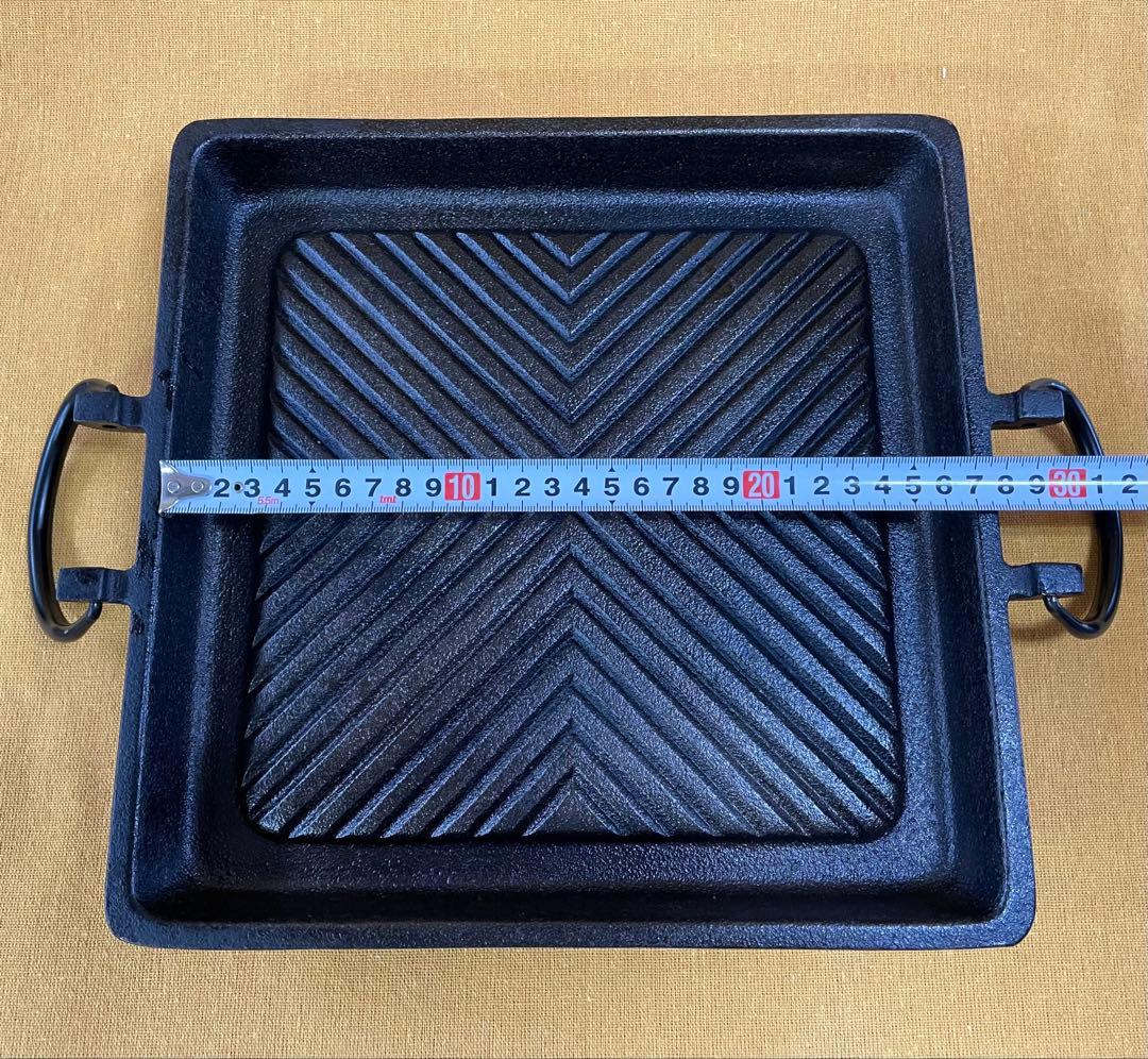 この冬 本物の 南部鉄器 で肉を焼こう‼️グリルパン① 重量級 焼肉 鉄鍋 鉄分