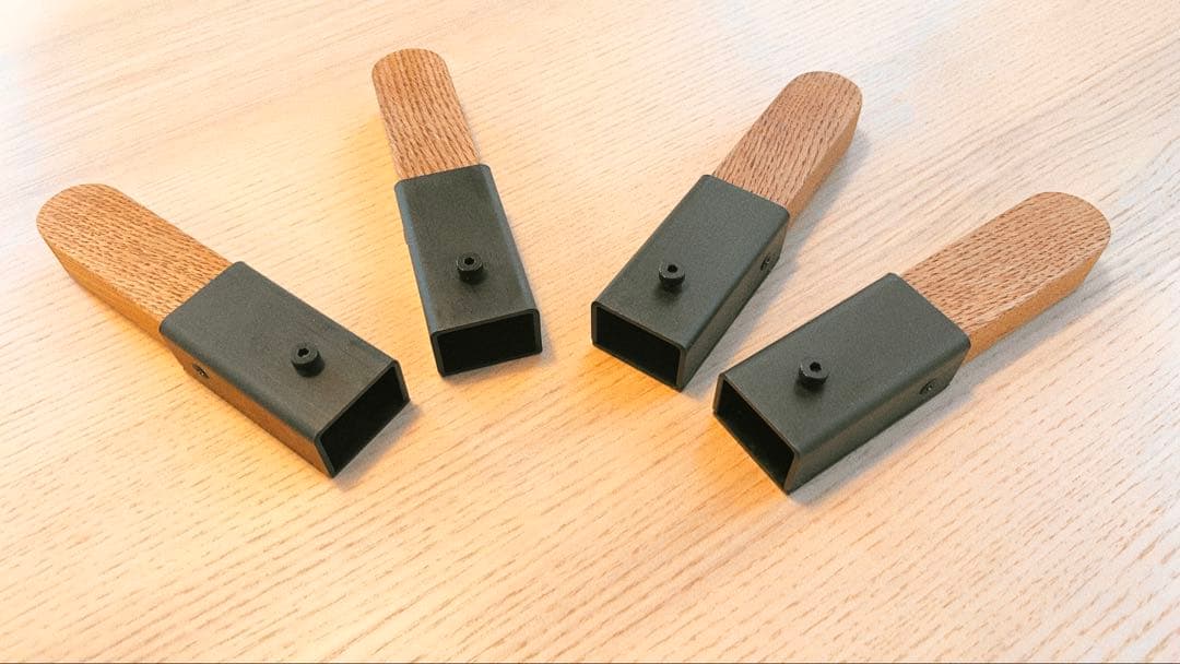 残り3点 ブラックデザイン ハレテーブル 日和 延長脚 改良品
