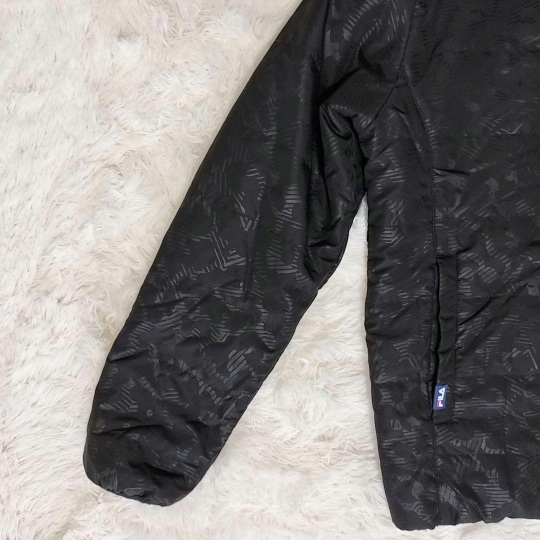 【FILA GOLF】ウインドブレイカー セットアップ ブラック サイズM