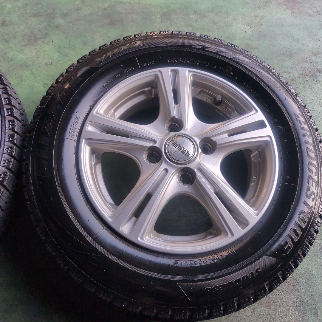 軽自動車スタッドレス4本 145/80R13 BLIZZAK VRX2 2021