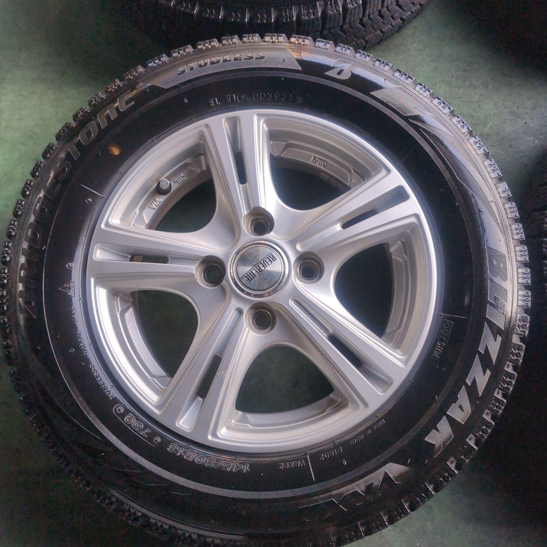 軽自動車スタッドレス4本 145/80R13 BLIZZAK VRX2 2021