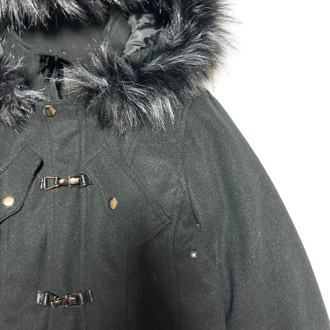00s in the attic fur long jacket Y2K お兄系
