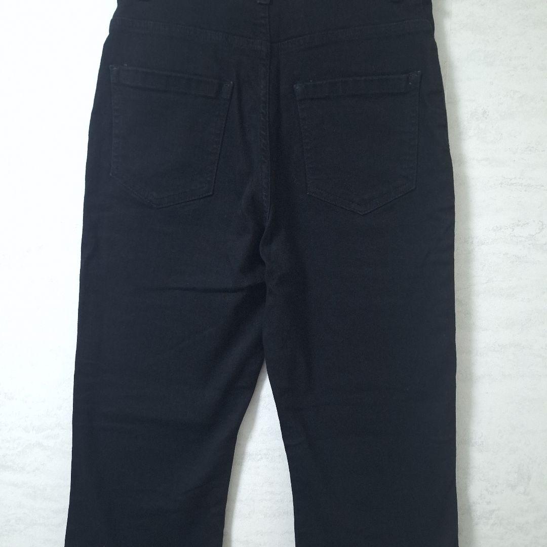 新品 エディットフォー ルル ハイウエスト ブラック ストレートデニム 美脚