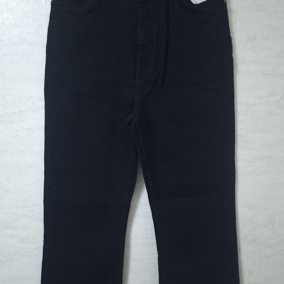 新品 エディットフォー ルル ハイウエスト ブラック ストレートデニム 美脚