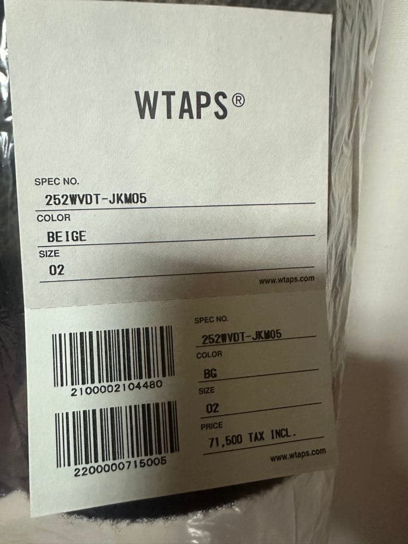[プロフ必読] wtaps 25aw wcpo jacket