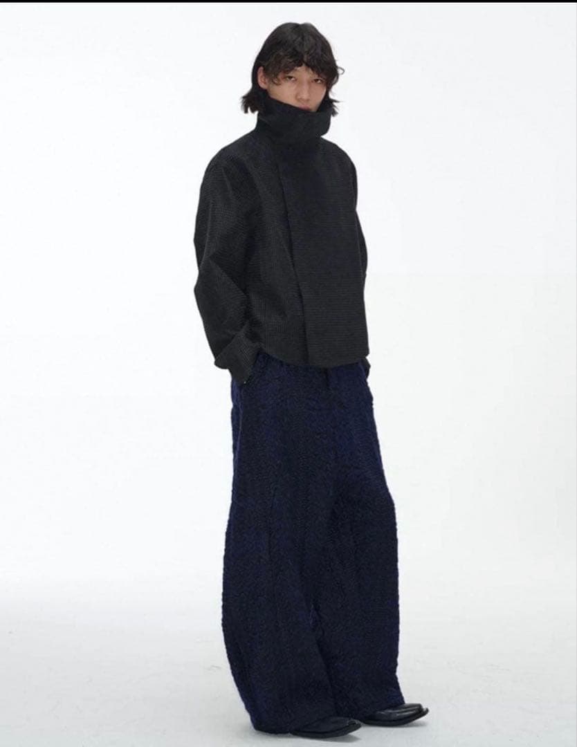ジャケット・アウター JCAESAR Asymmetric Zipper Short Jacket