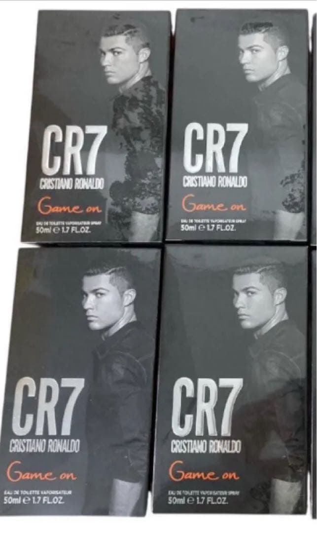 4本セット CR7 ゲームオン香水 クリスティアーノ ロナウド50ml クリロナ