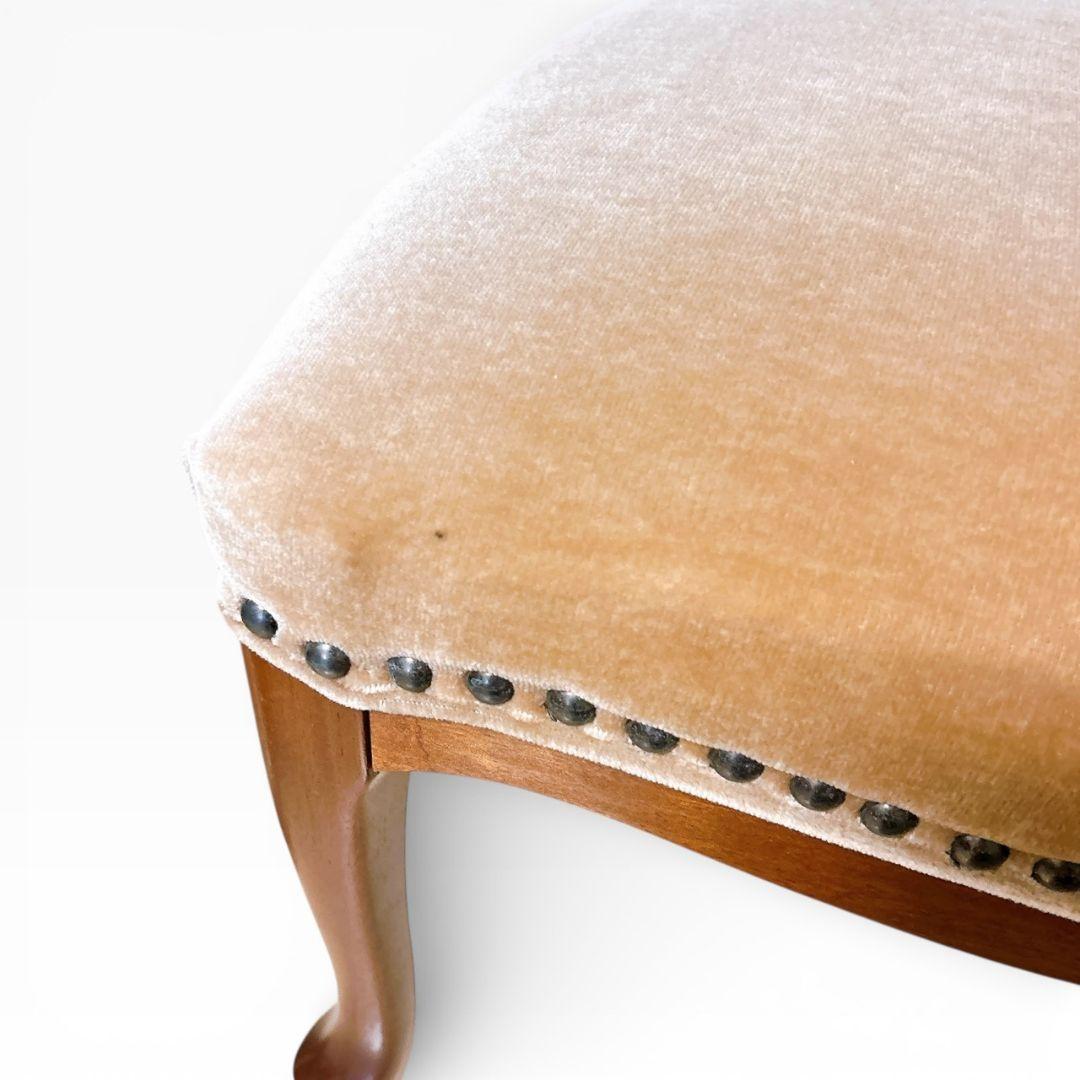 マルニ木工 ベルサイユチェア ダイニングチェア 猫足 鋲打ち アンティーク 希少