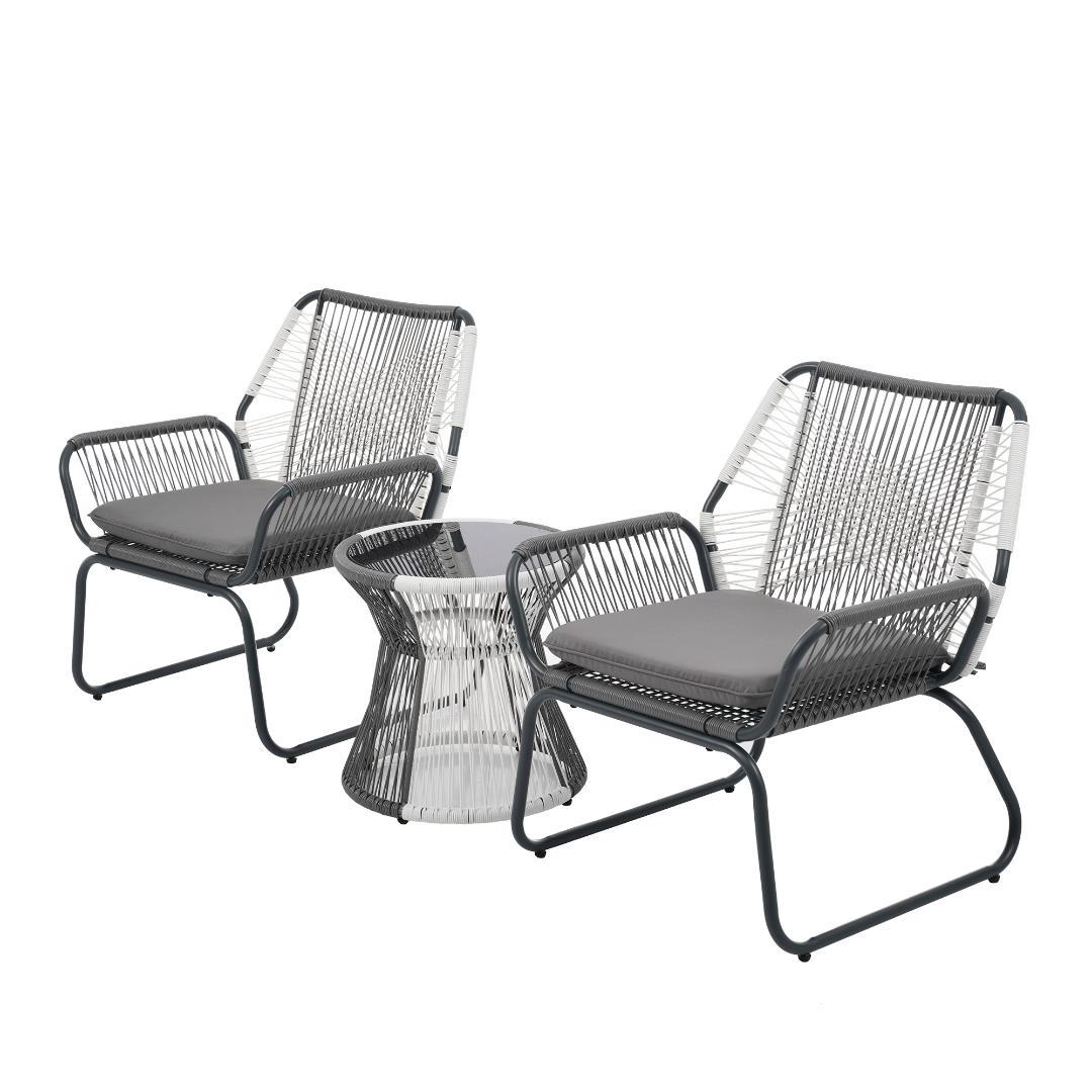 ガーデンファニチャー テーブル 3点セット 2脚ガーデンガーデンチェア