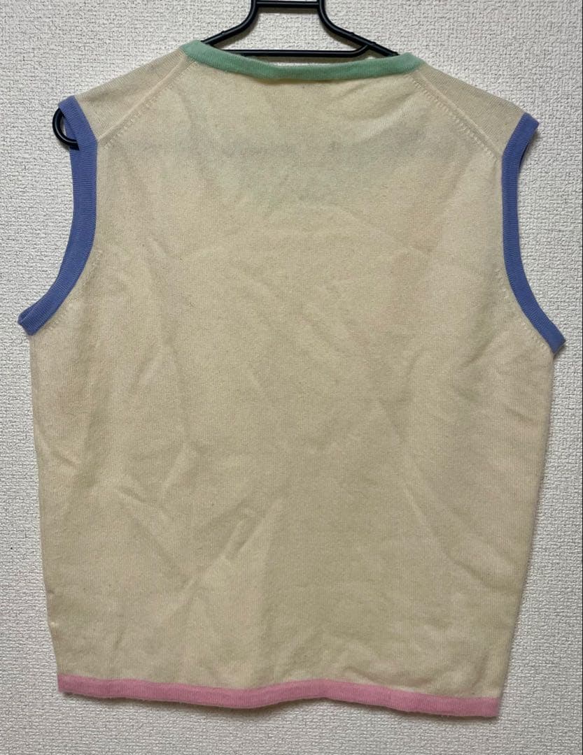 CHANEL シャネル　カシミアベスト44 ヴィンテージ