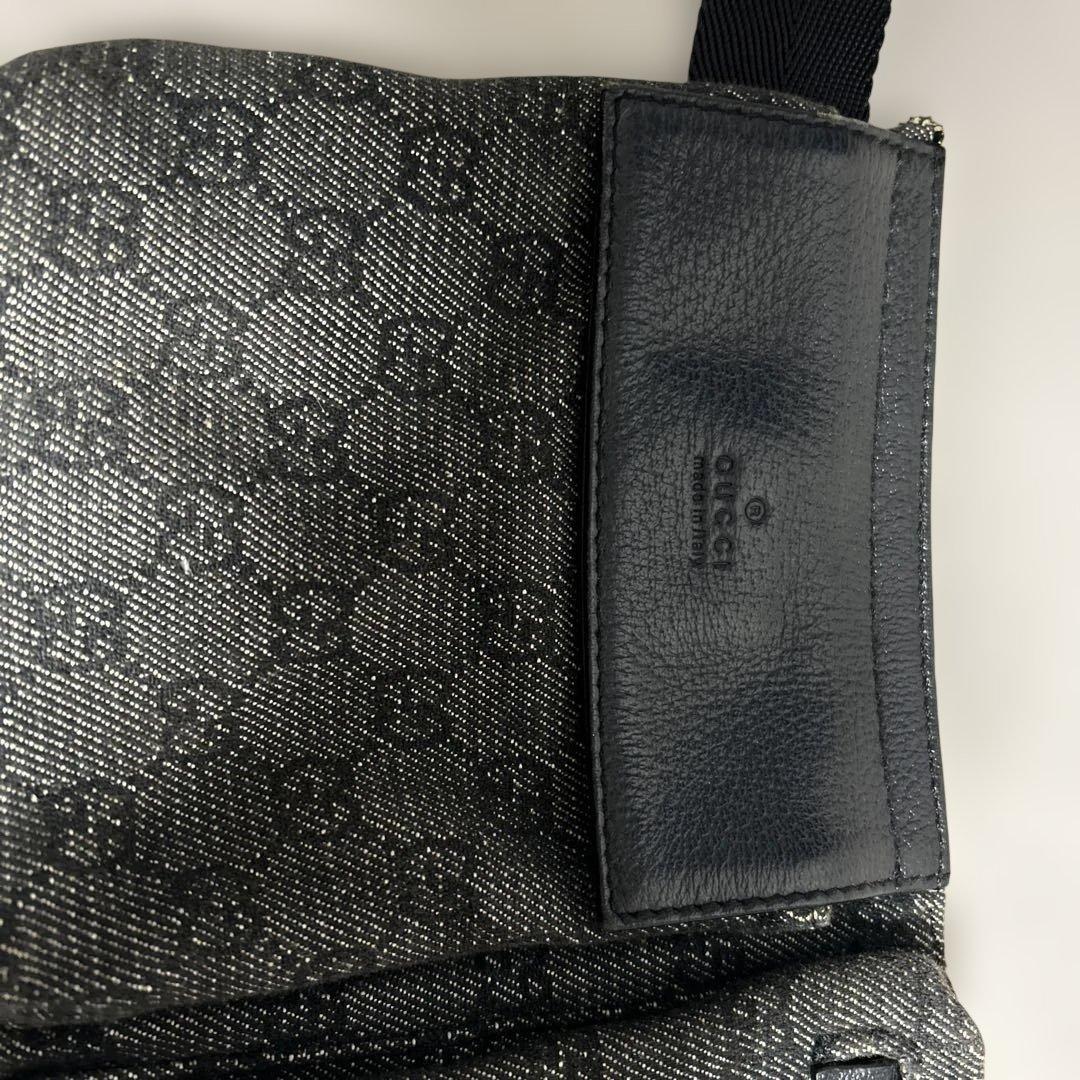 Gucci ボディバッグ ブラック/グレー