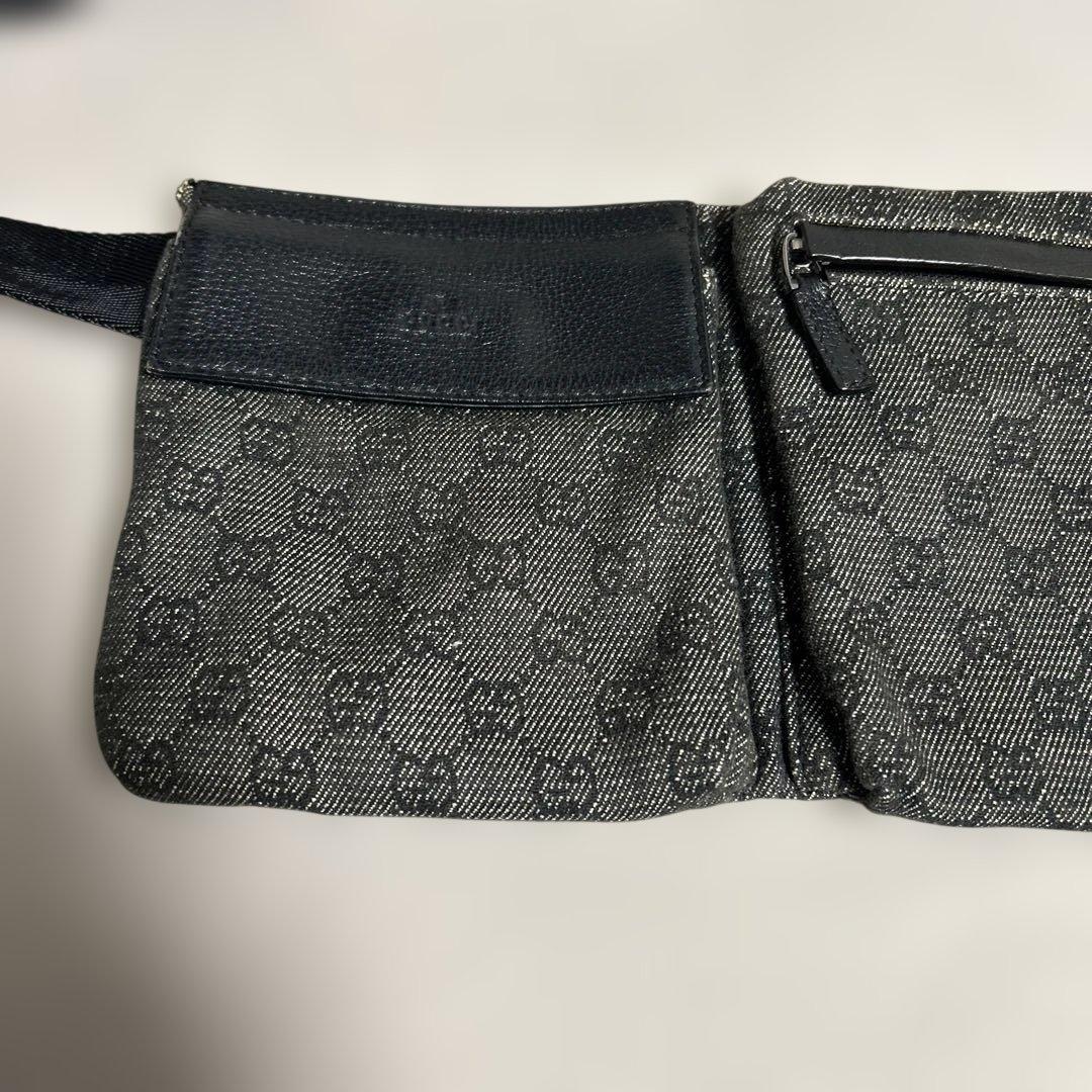 Gucci ボディバッグ ブラック/グレー