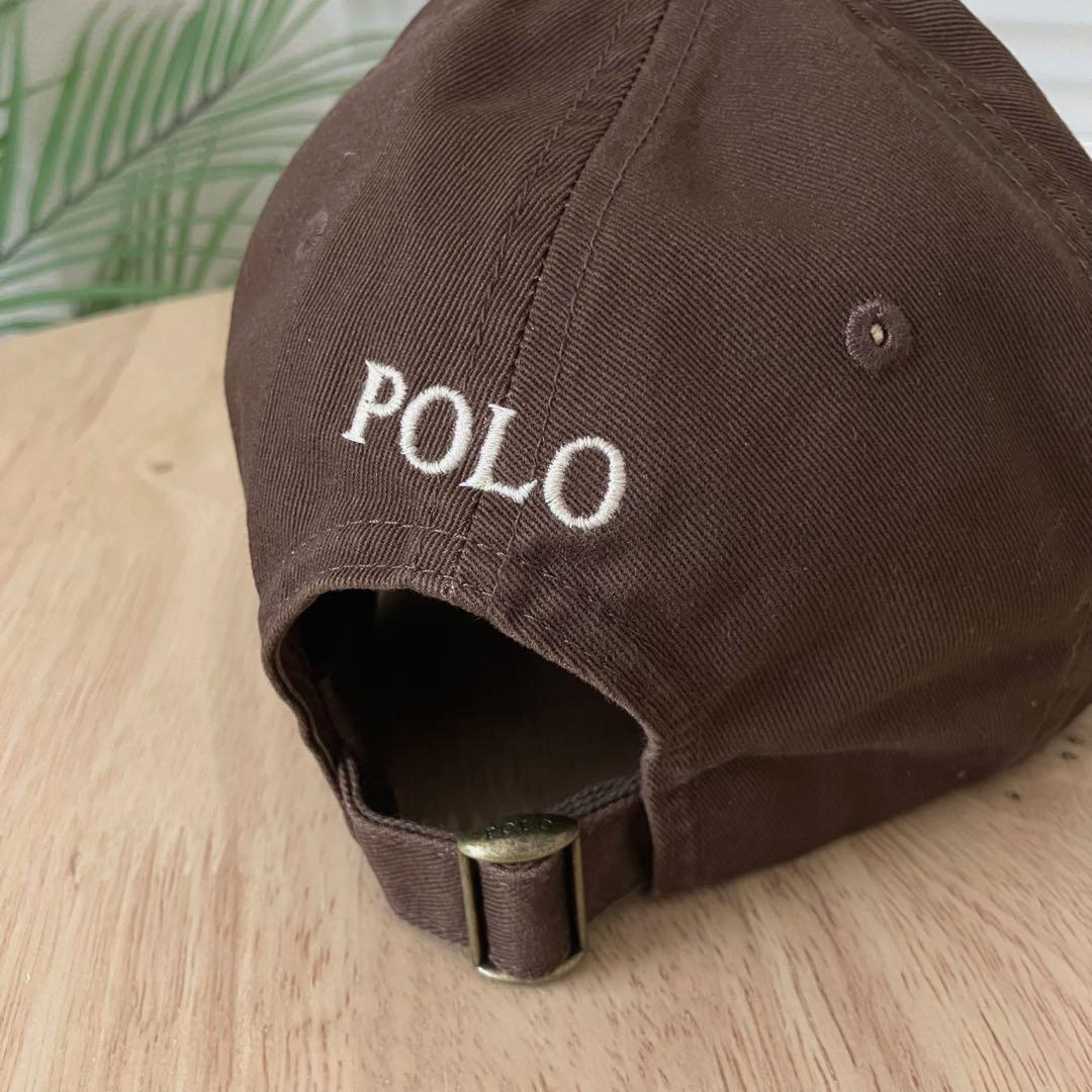 【新品】ポロ ラルフ ローレン CAP キャップ ブラウン