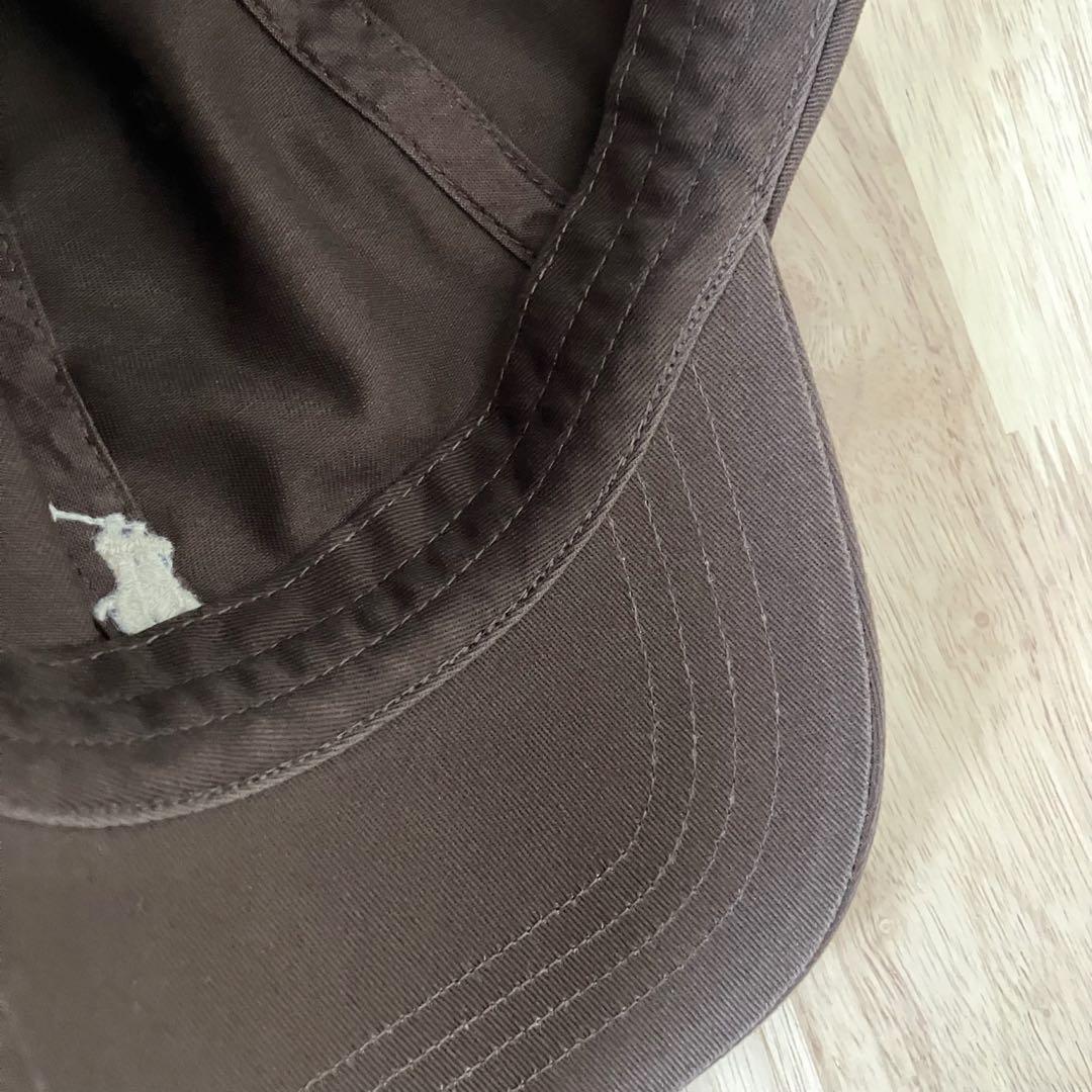 【新品】ポロ ラルフ ローレン CAP キャップ ブラウン