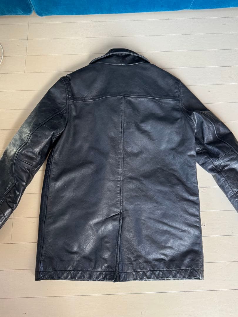 希少 XXS OLD GAP レザー カーコート　野村訓市