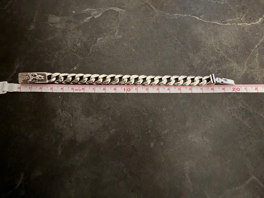 CHROME HEARTS ベイビーIDダガー ブレス　ダイヤ、メッキ加工
