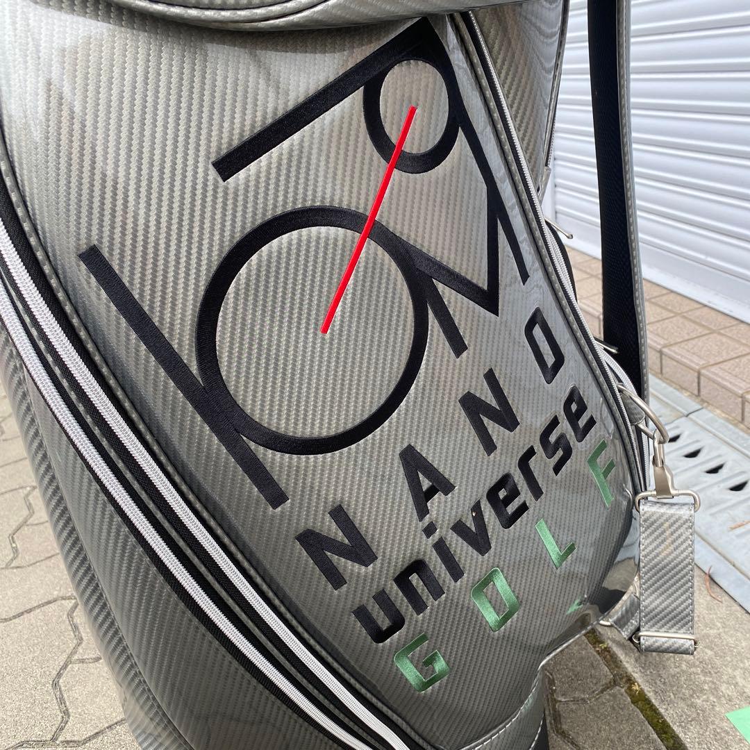 新品未使用　NANO UNIVERSE グレー キャディバッグ