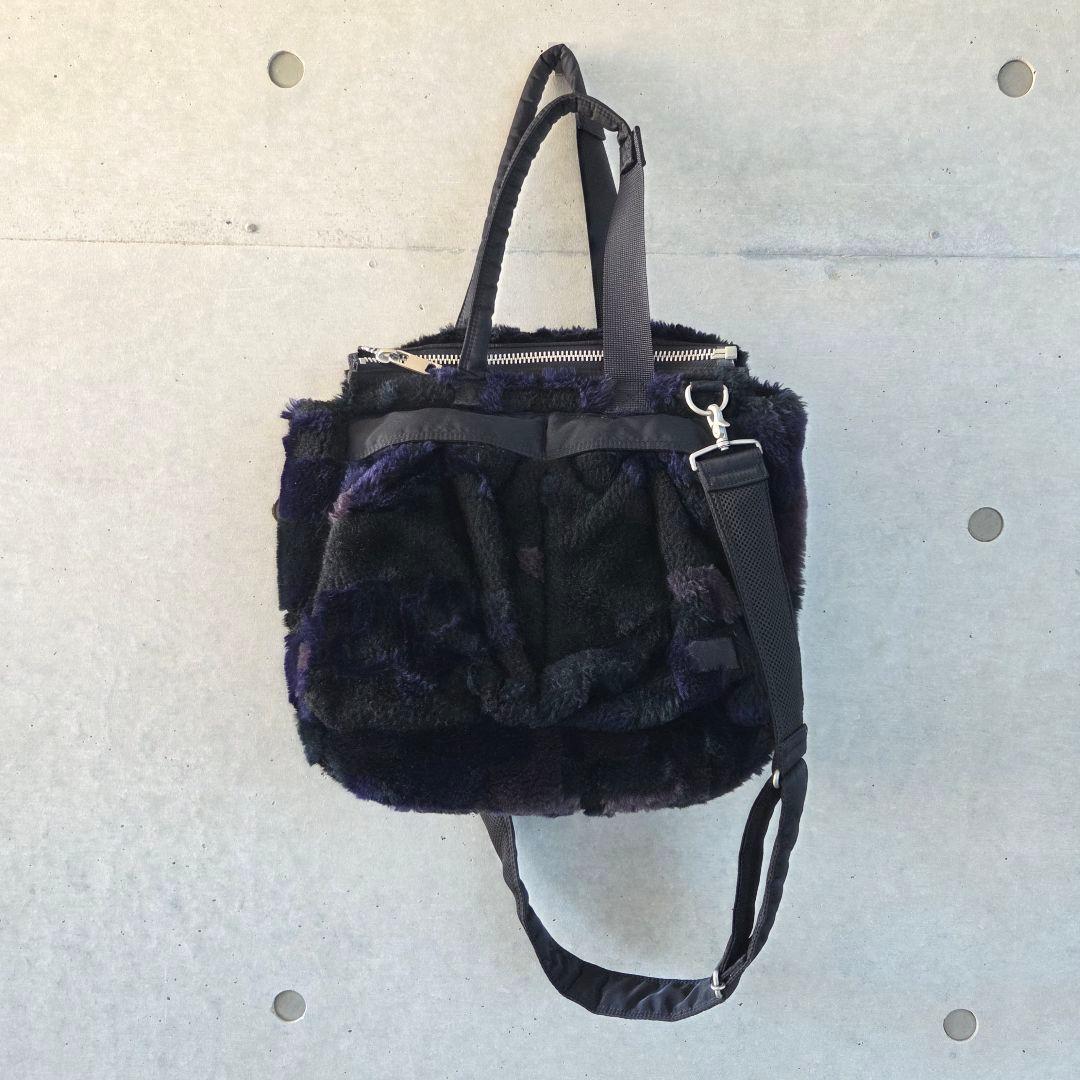 sacai PORTER ファーバッグ