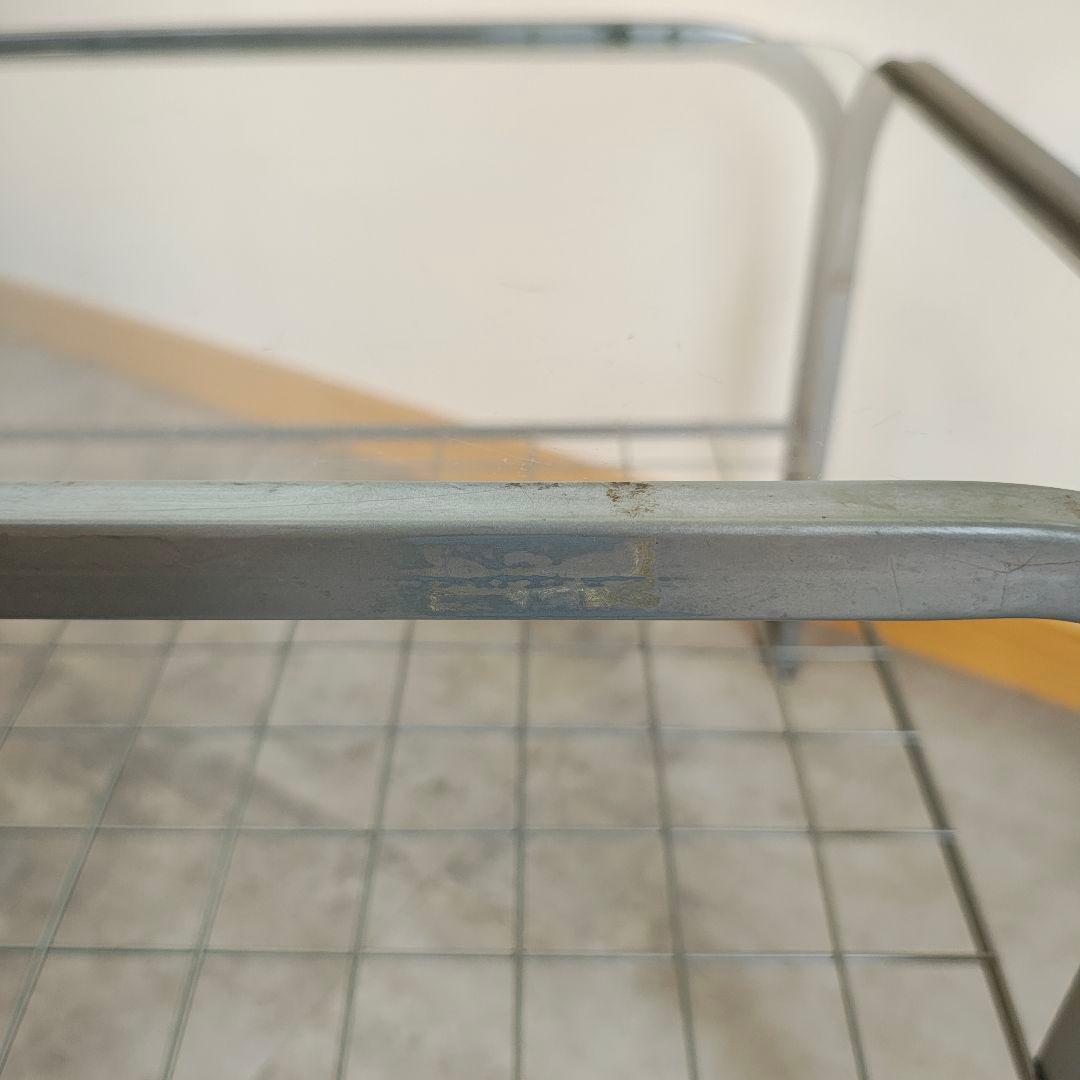 ミッドセンチュリー 昭和レトロ ガラステーブル ローテーブル アイアンフレーム