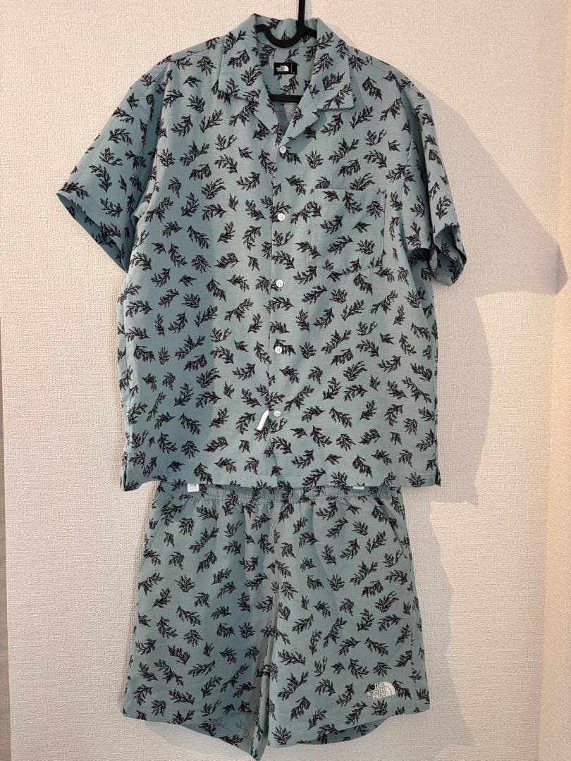 THE NORTH FACE アロハシャツセットアップ　Lサイズ