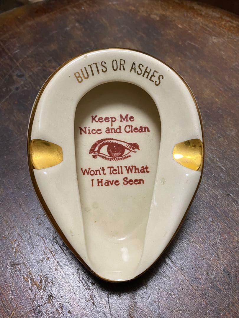 40s'50s'ビンテージ 灰皿 目 アンティーク オブジェ ガレージ 店舗