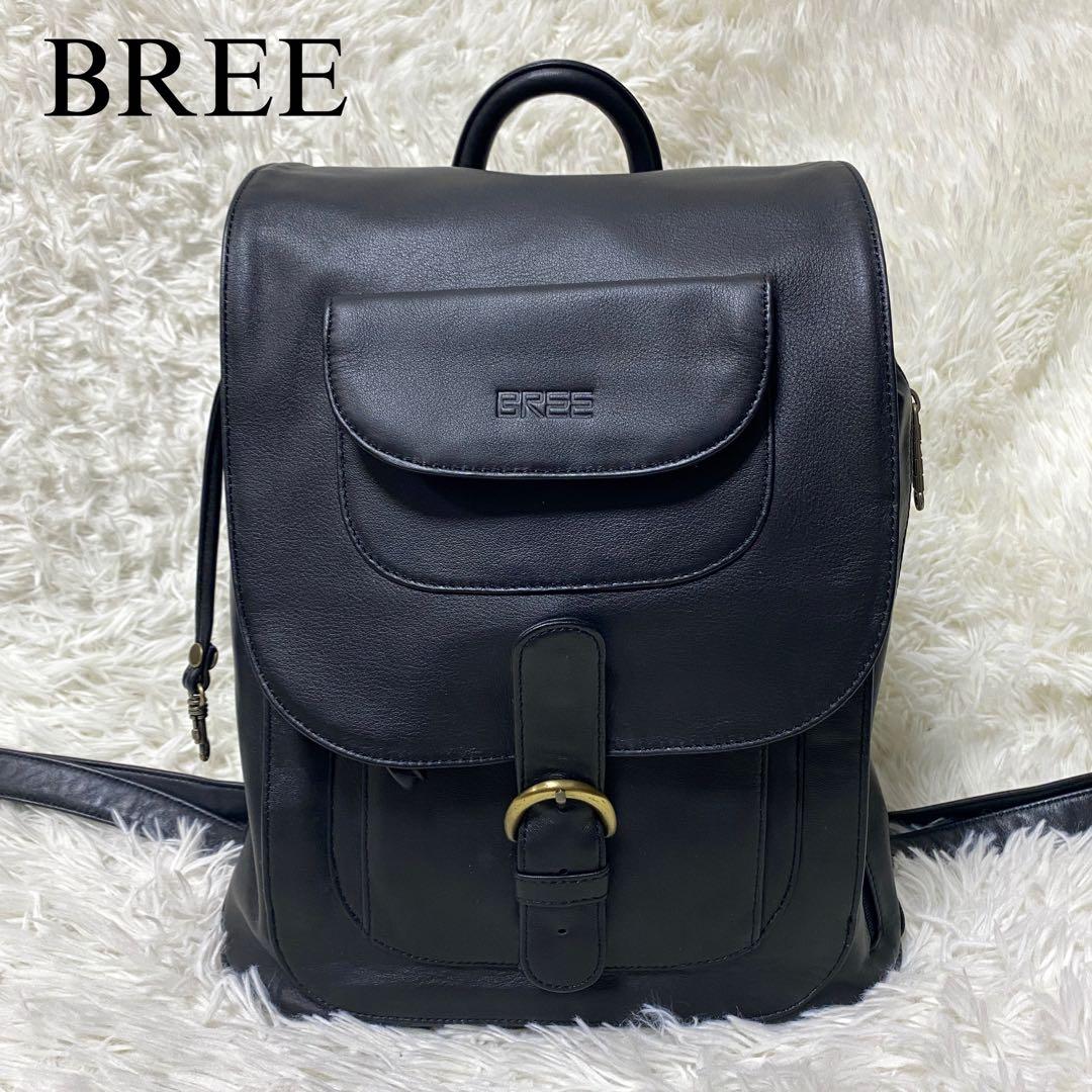 未使用品✨ BREEブリー　オールレザー　リュック バックパック