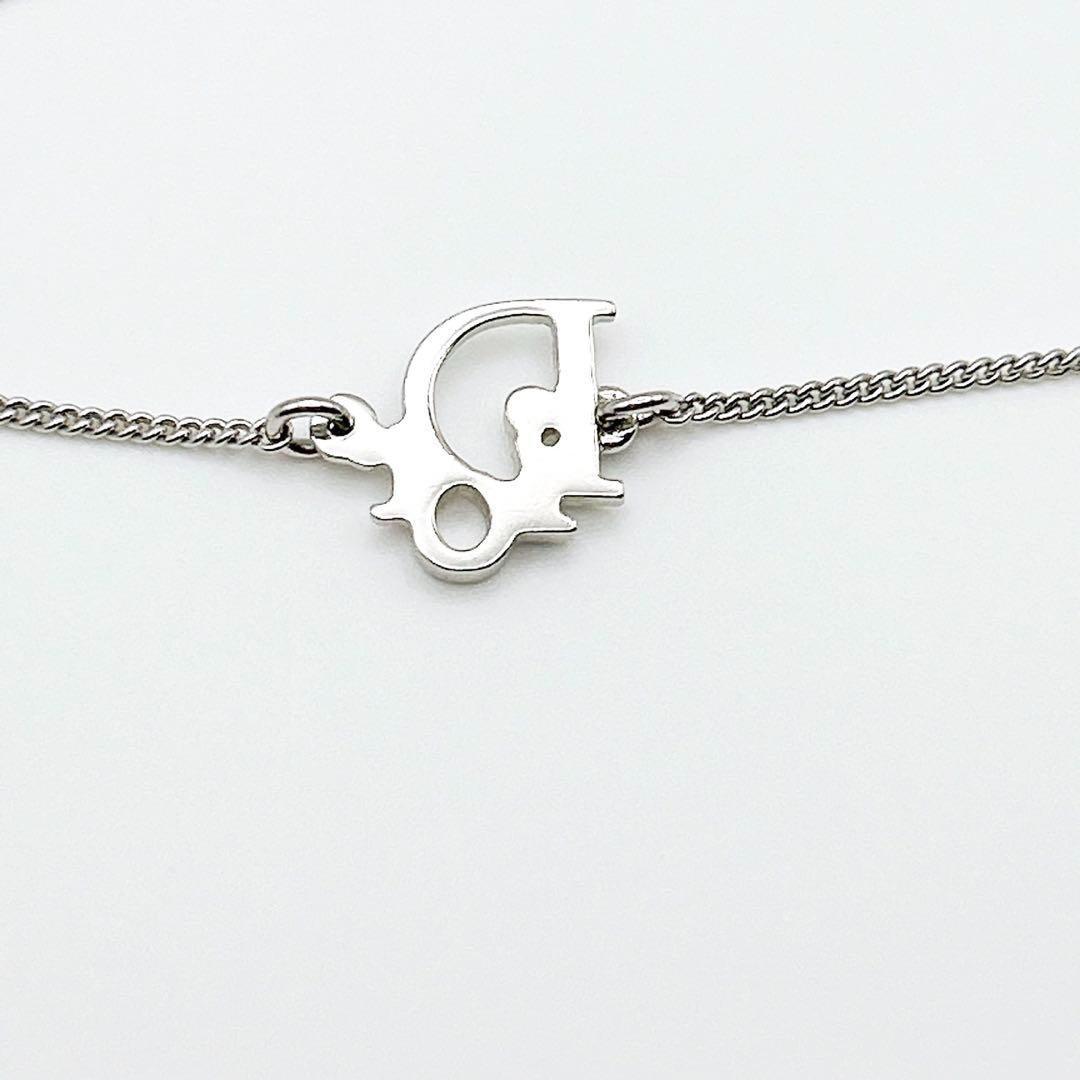 2827-1　極美品✨　Dior　ブレスレット　シルバー　CD ロゴ　刻印
