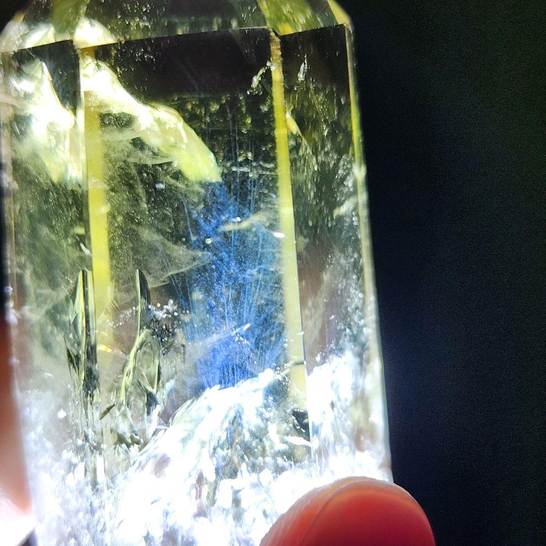 超希少シトリン原石タワーラダー入り 天然石パワーストーン