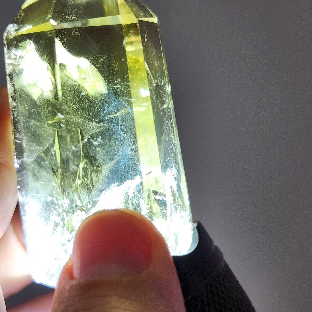 超希少シトリン原石タワーラダー入り 天然石パワーストーン