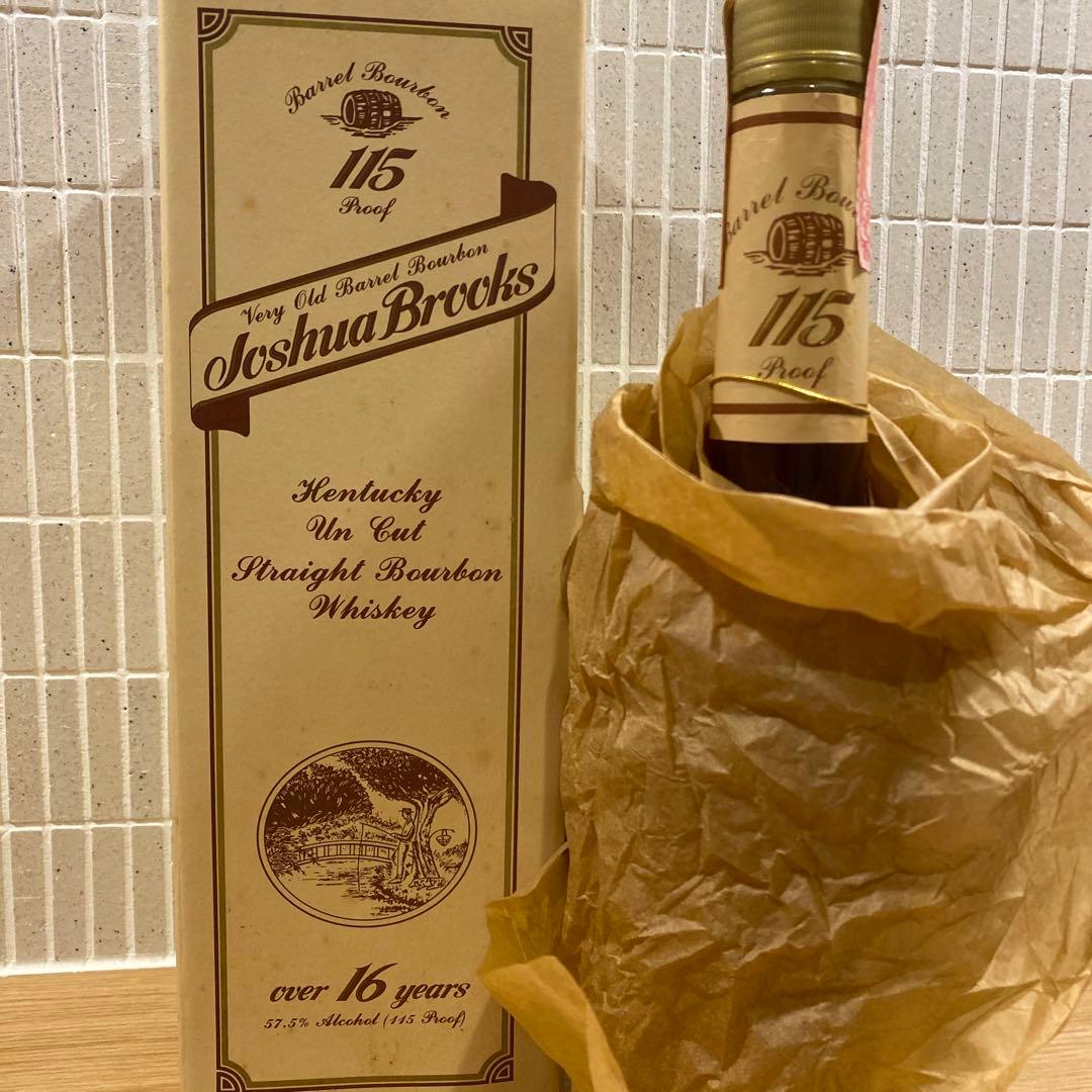 BOURBON バーボン　ジョシュアブルックス　16年 57.5度　蒸留所閉鎖