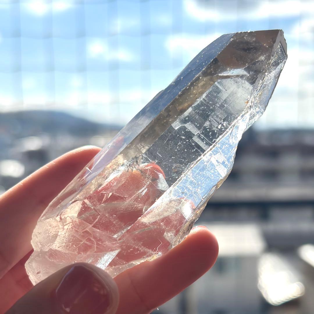 高品質透明♡コロンビア産レムリアンシードクリスタル♡大きめ119g