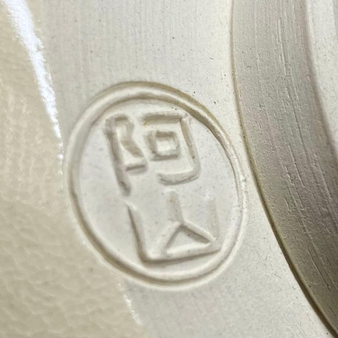 ☆茶3 通次阿山　仁清写貝合せ茶碗　共箱　口径12.4cm 東K7-1215①