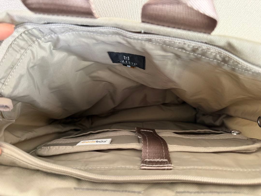 MILESTO STLAKT バックパック ヘザーグレージュ　M