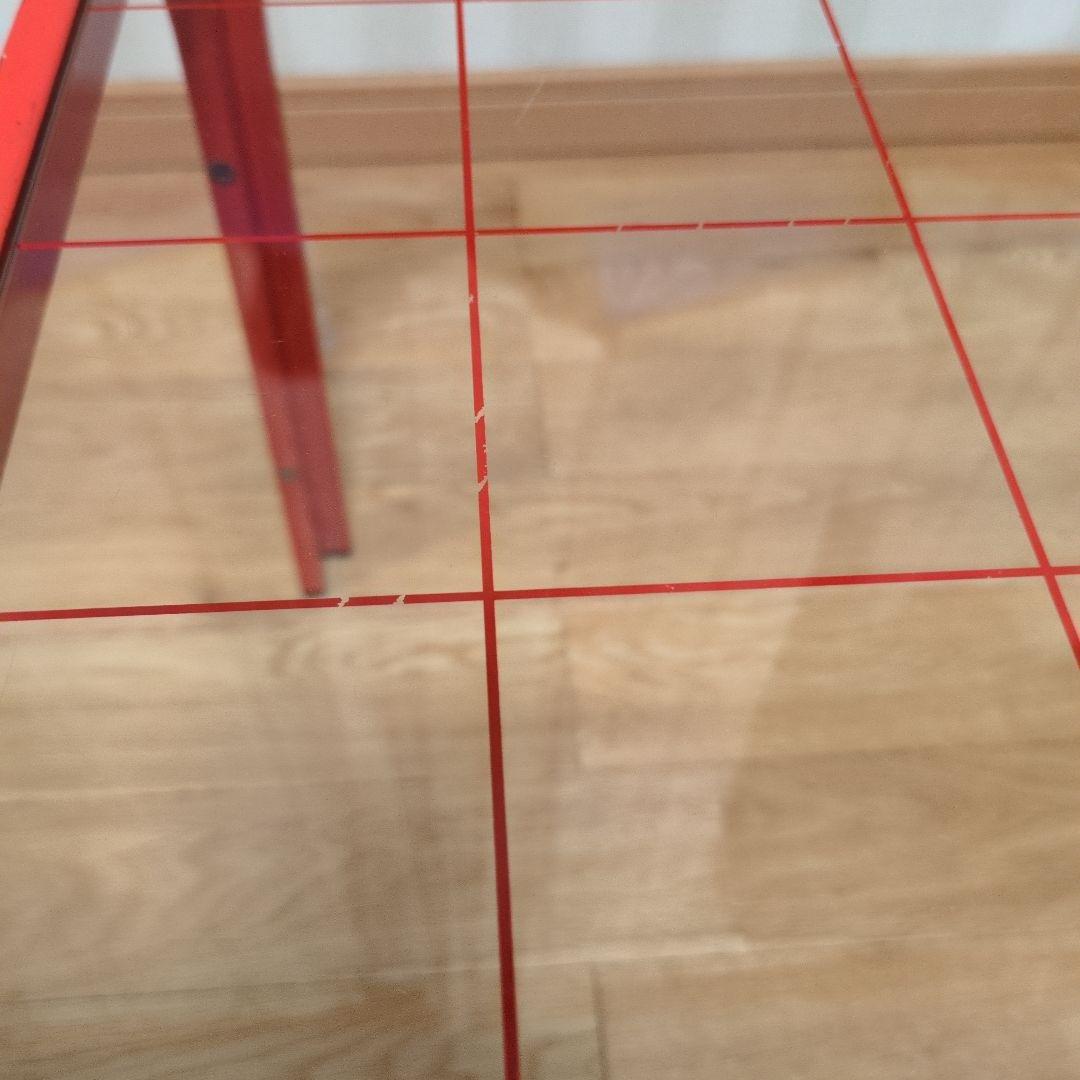 レトロポップ ガラステーブル