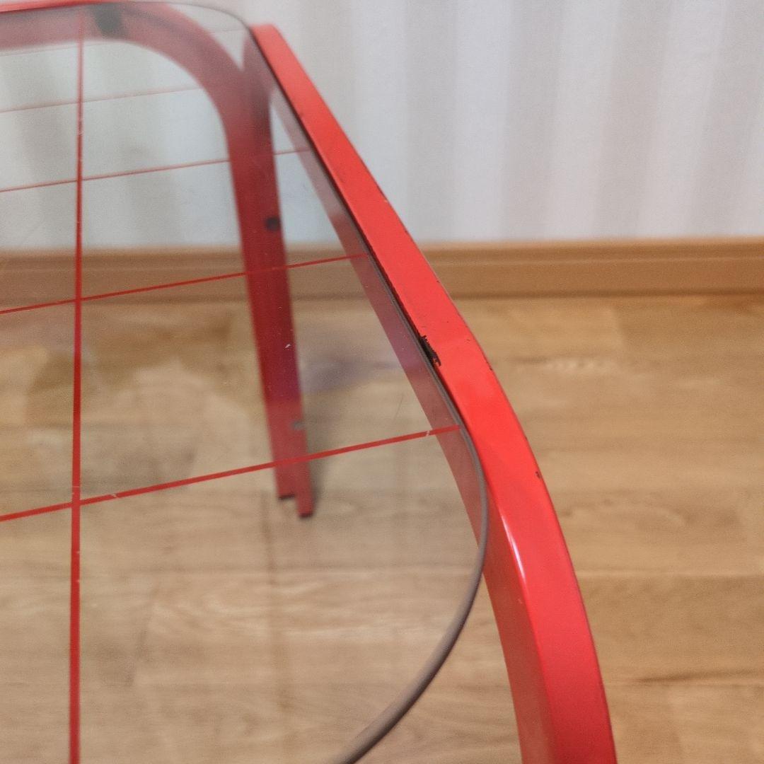 レトロポップ ガラステーブル