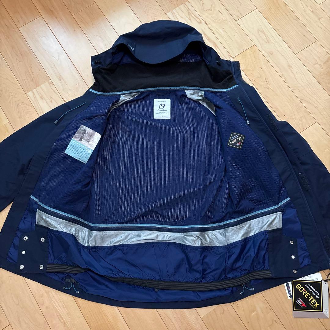 【美品】 REW　アールイーダブリュー　GORE-TEX ウェア　紺　S