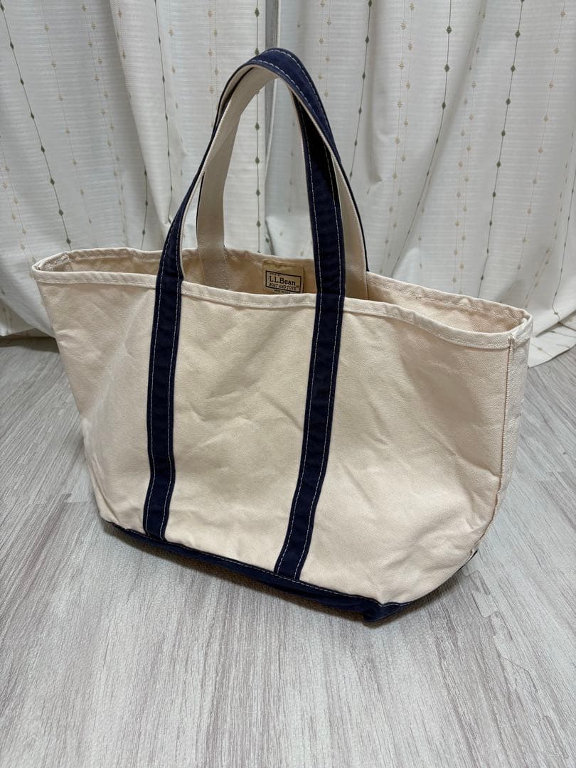 L.L.BEAN トートバッグ　ネイビー Boat and Tote USA製