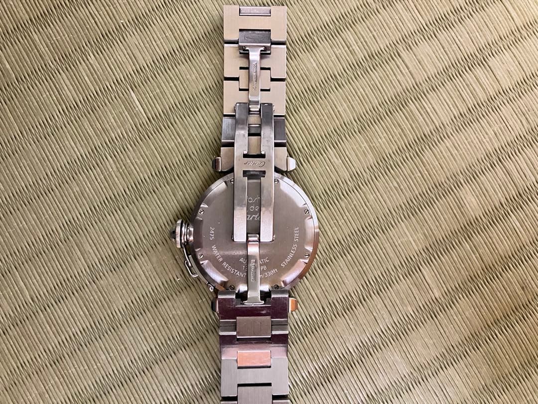 Cartier 自動巻き腕時計 ピンクダイヤルパシャCビッグデイト