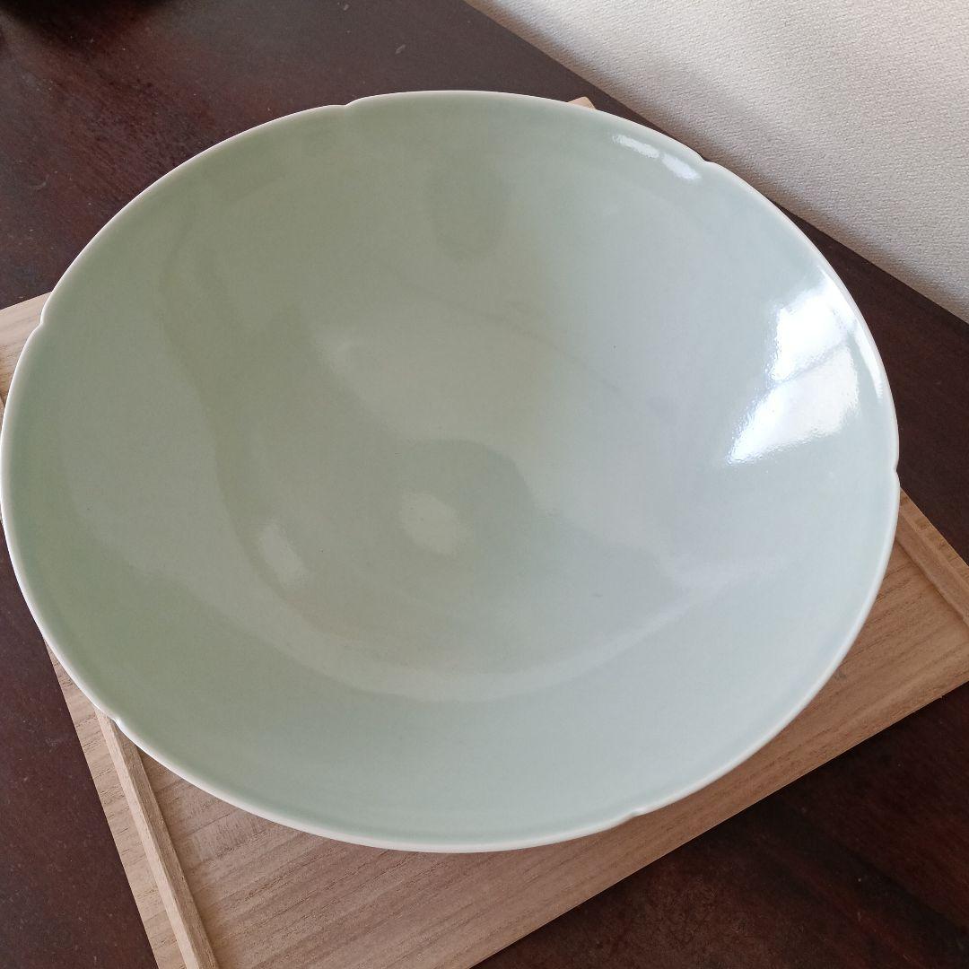 土山敬司＊青磁輪花鉢