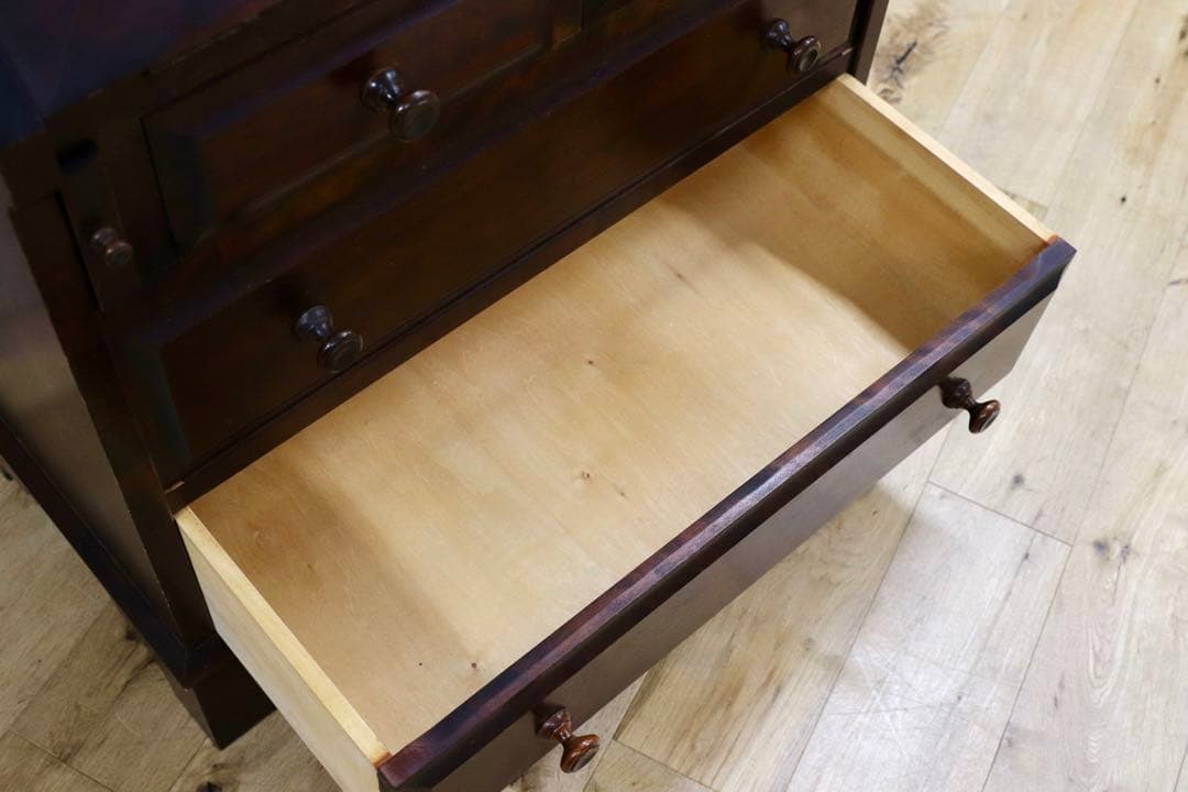 GMHS240A○北海道民芸家具 ライティングビューロー デスク 机 樺材 学習