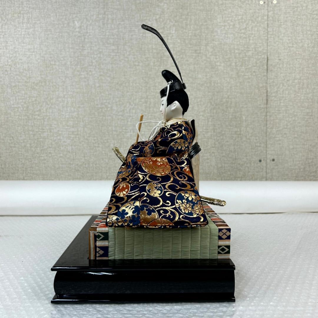 久月　雛人形　親王飾り　屛風・台座・畳付き
